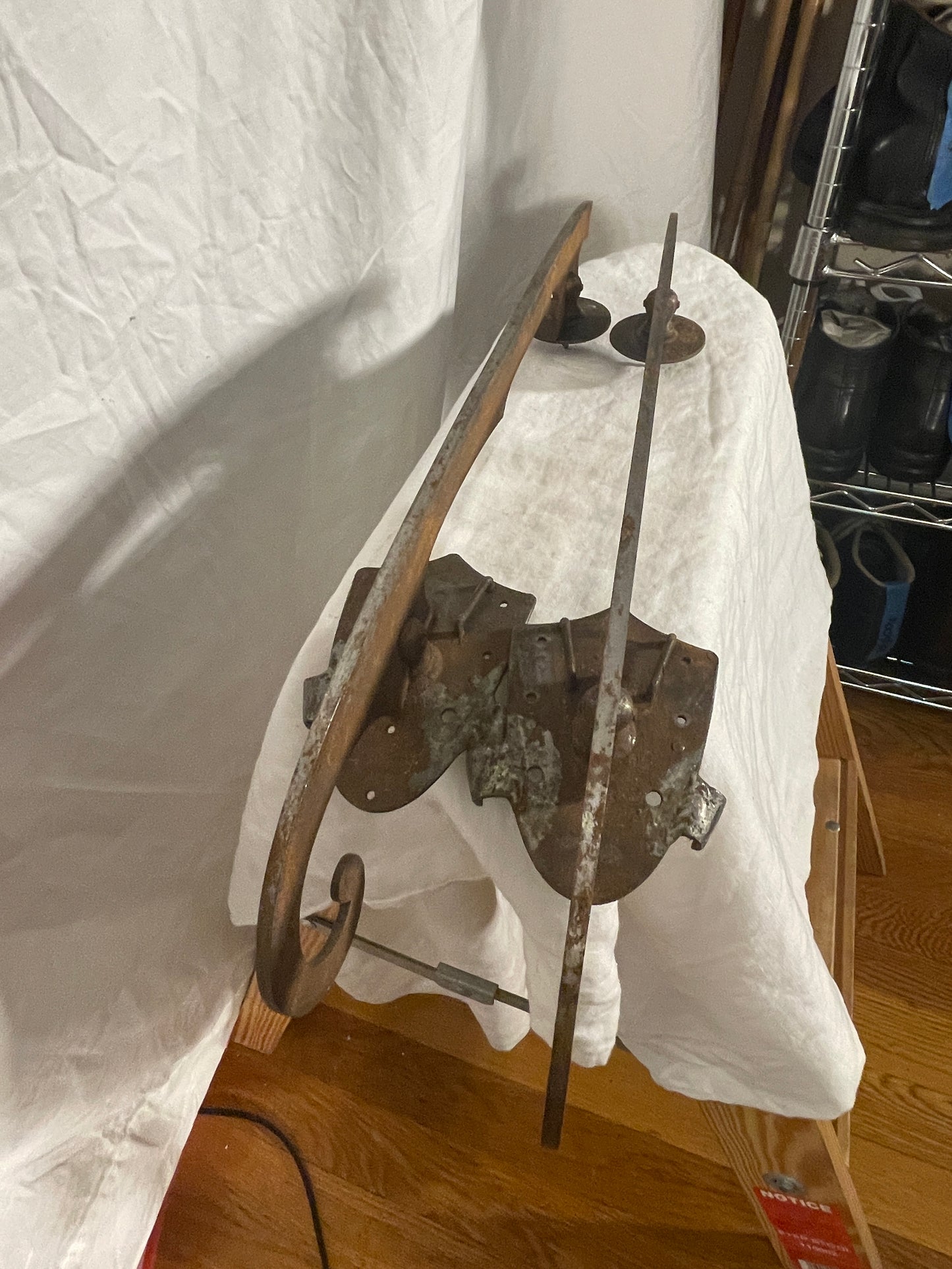 Vintage "Strap On" Ice Skates Eduard Engels Remscheid Germany - 100 Years Old!!!
