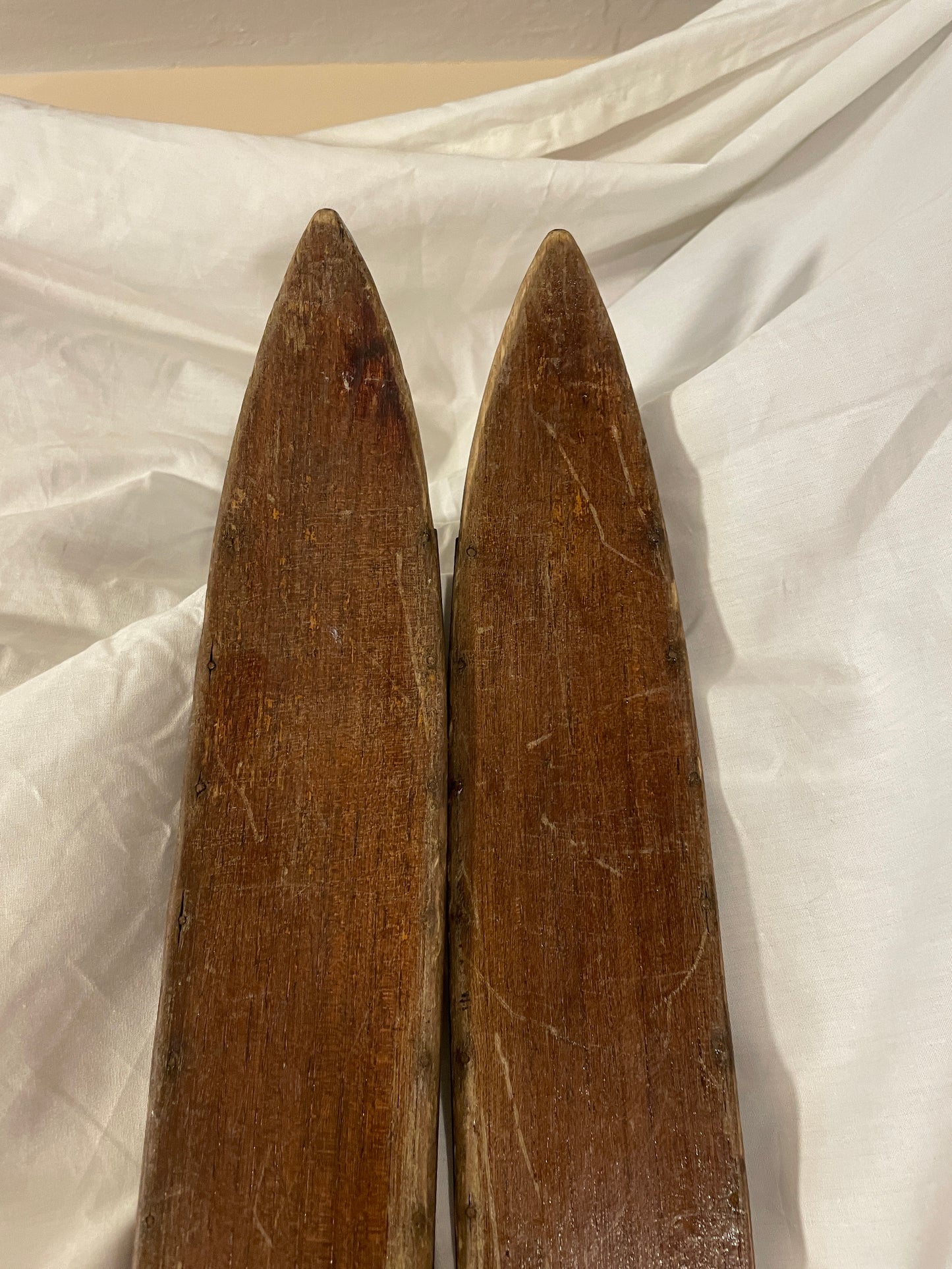 200cm Norwegian Metal-Edge Backcountry Skis - Sold by Sverre Østbye, Oslo NO.  Solid Wood!