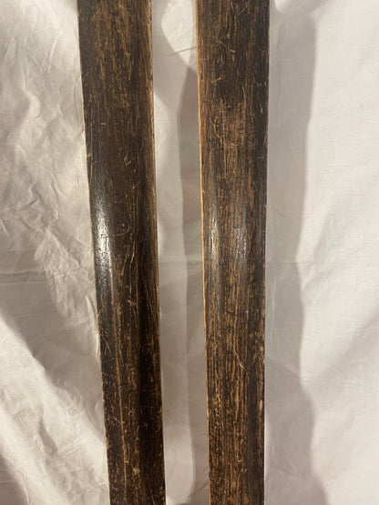 200cm Norwegian "Sukkerbit" Cross-Country Skis HAND MADE 1930s