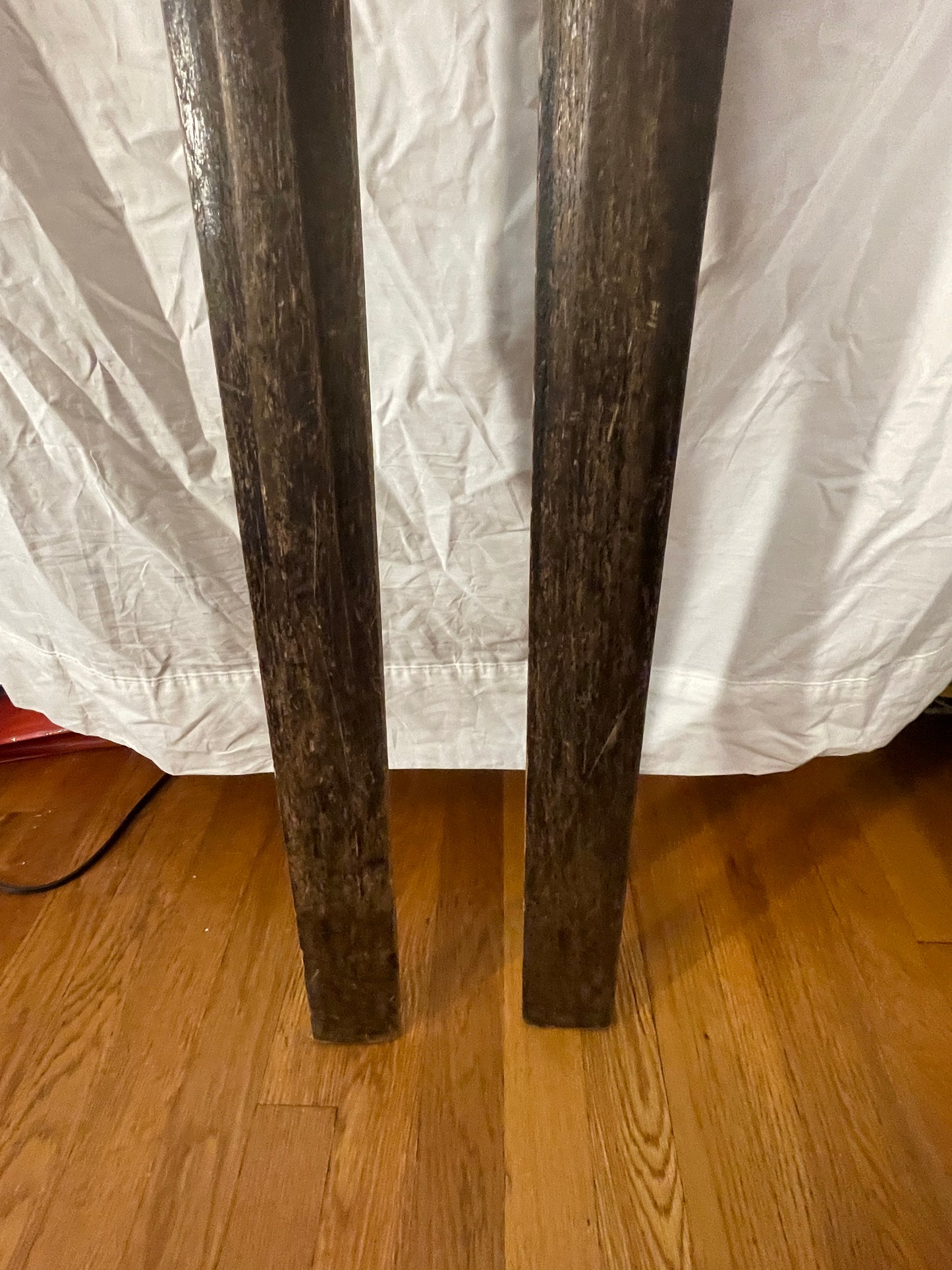 200cm Norwegian "Sukkerbit" Cross-Country Skis HAND MADE 1930s