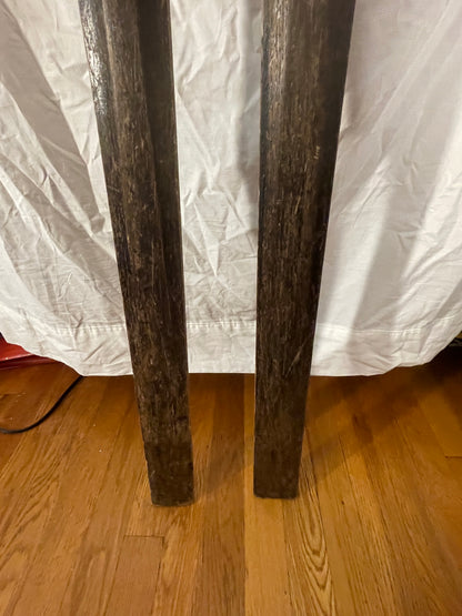 200cm Norwegian "Sukkerbit" Cross-Country Skis HAND MADE 1930s
