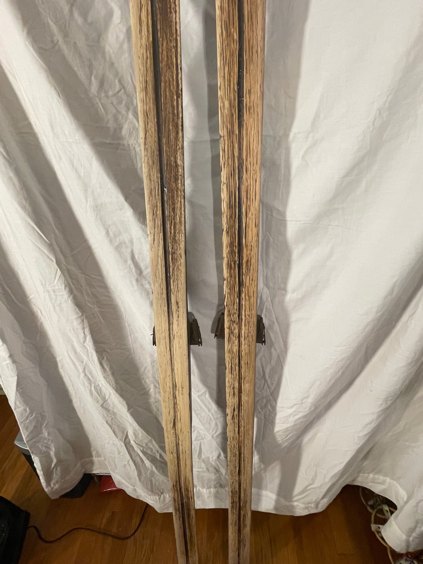200cm Norwegian "Sukkerbit" Cross-Country Skis HAND MADE 1930s