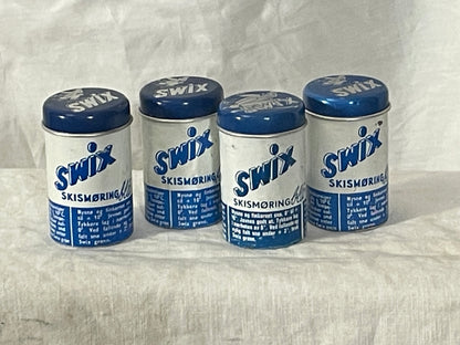 1950s Swix "Metal Cap" Hard Wax Tin - Norway Production - Unused!!