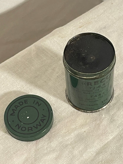 Record of Norway "Tar Wax" Unused Tin - 1950s