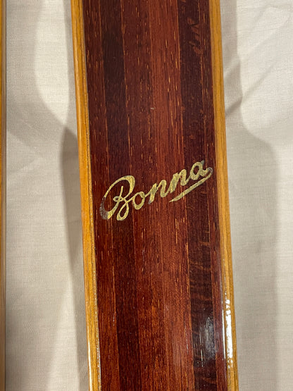 205cm Bonna of Norway Early 1960s Light Touring Skis - NICE!!!