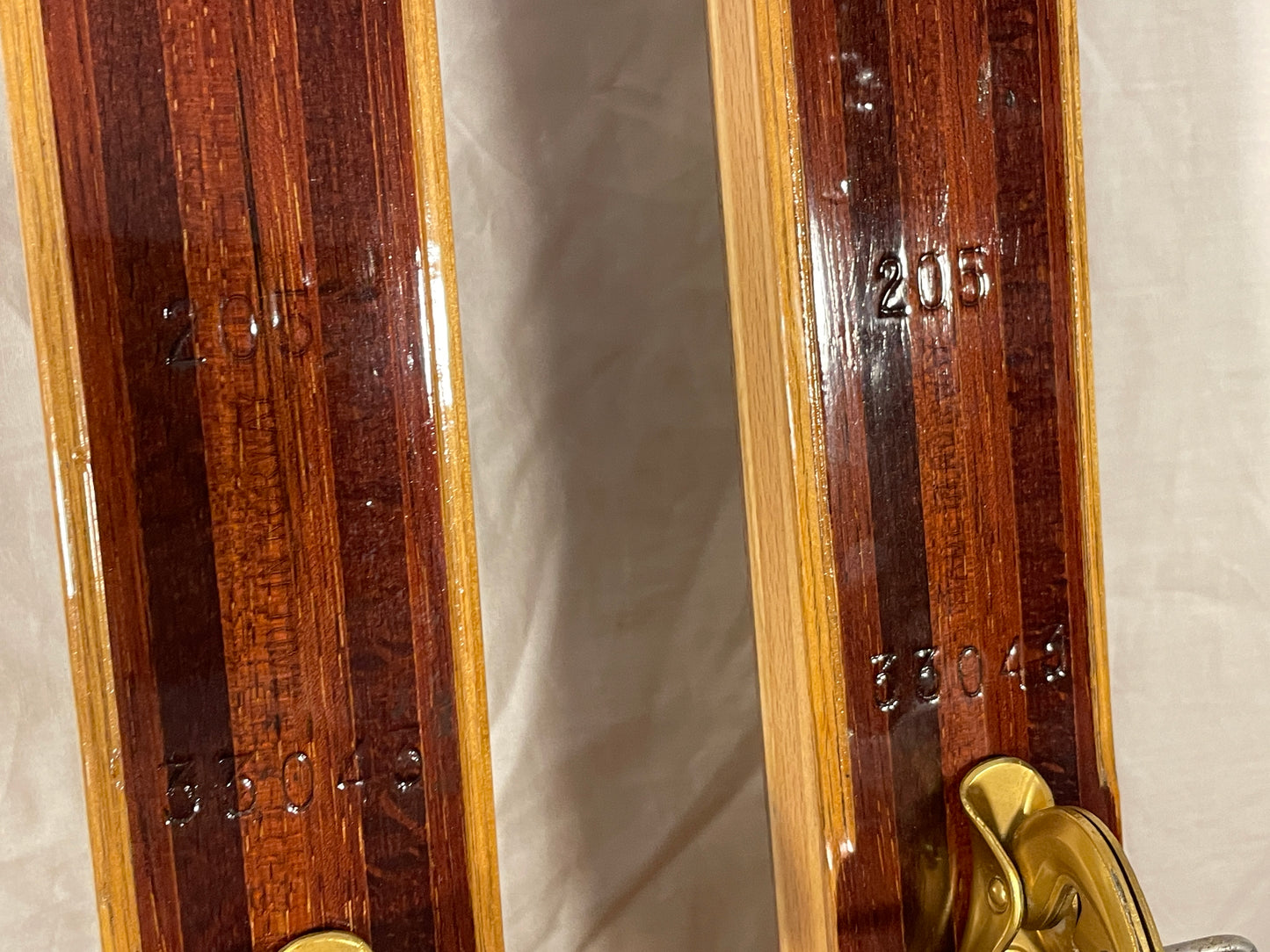 205cm Bonna of Norway Early 1960s Light Touring Skis - NICE!!!