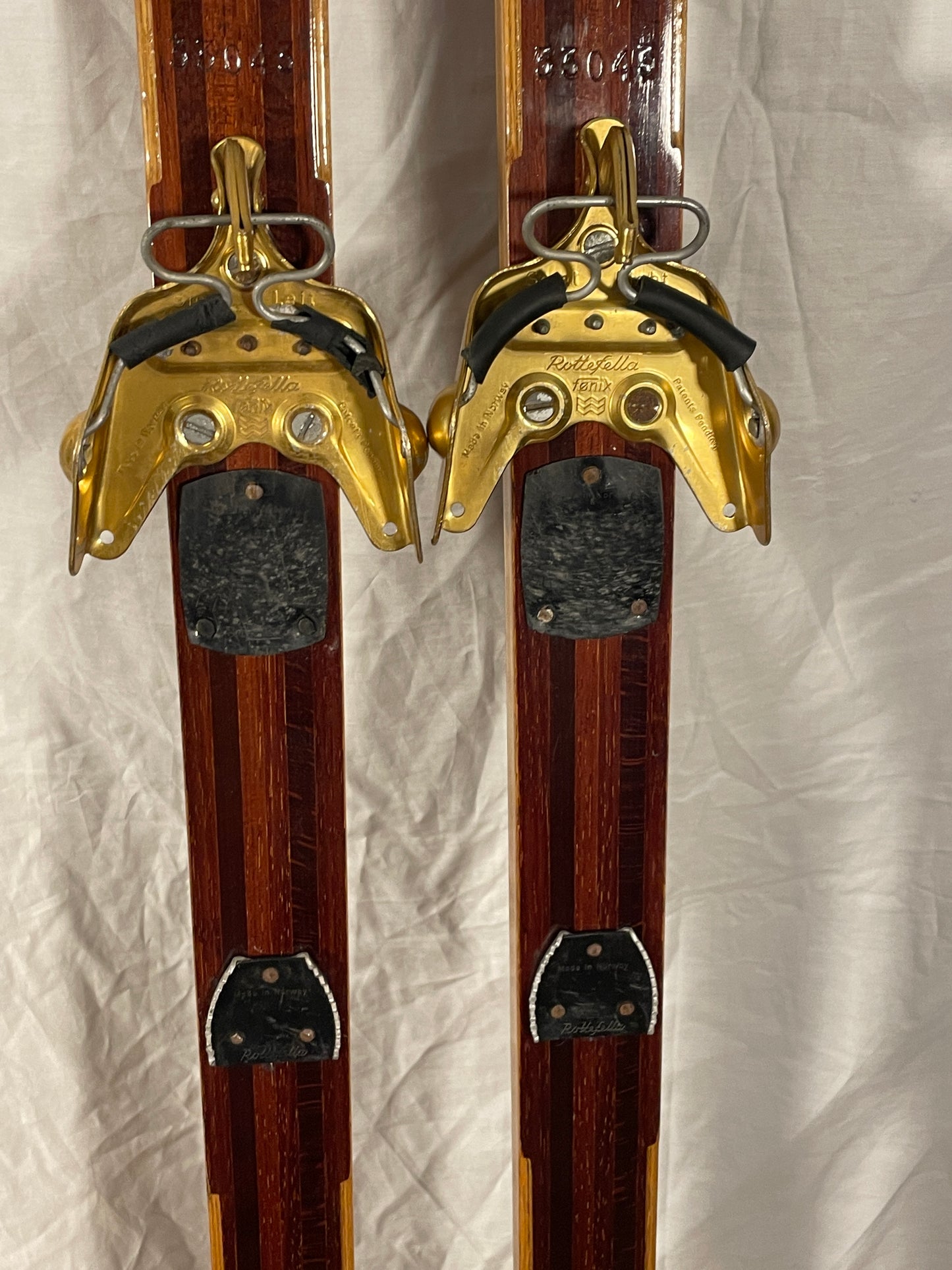 205cm Bonna of Norway Early 1960s Light Touring Skis - NICE!!!