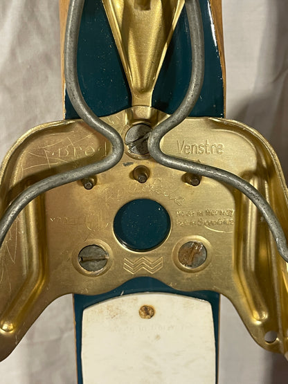 210cm Blå-Skia Wood "Tur-Langrenn" Light Touring Cross-Country Skis - Early 70s - TIMEPIECE!!!!