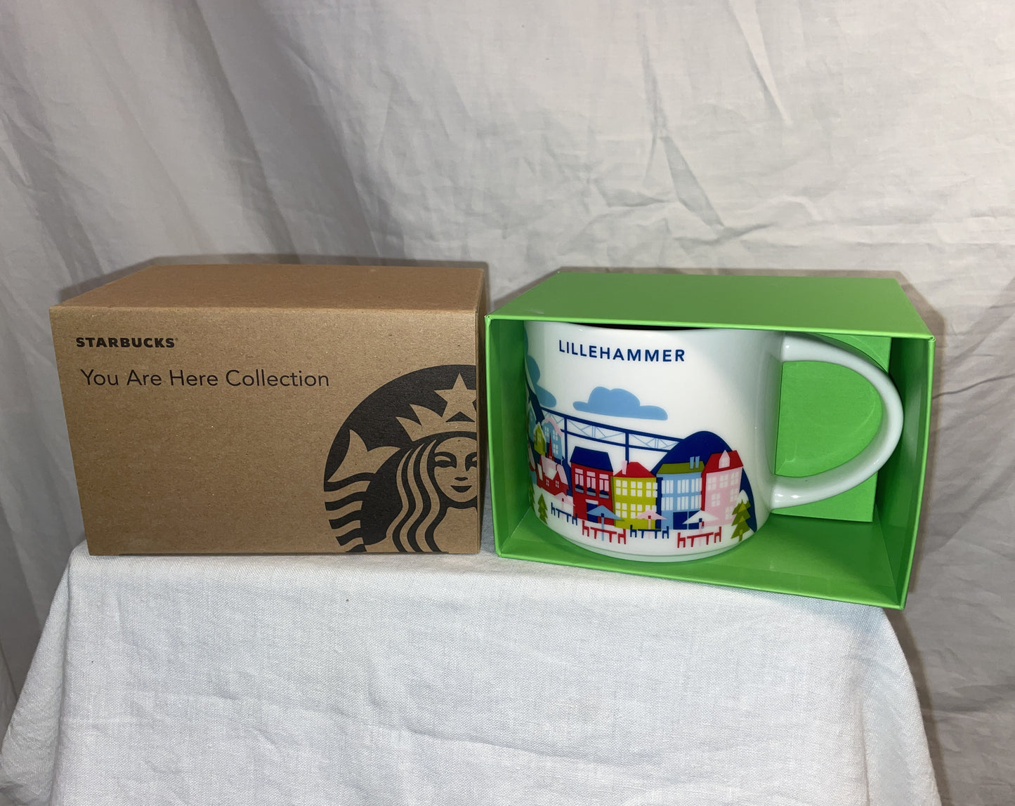 Starbucks "You Are Here" Coffee Mug - Lillehammer, Norway - NEW!!!