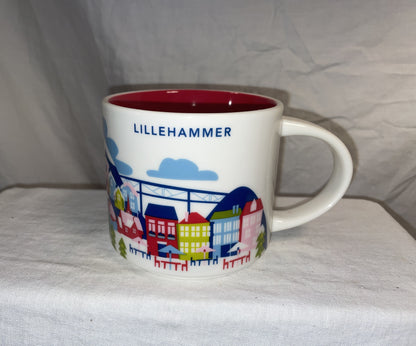 Starbucks "You Are Here" Coffee Mug - Lillehammer, Norway - NEW!!!