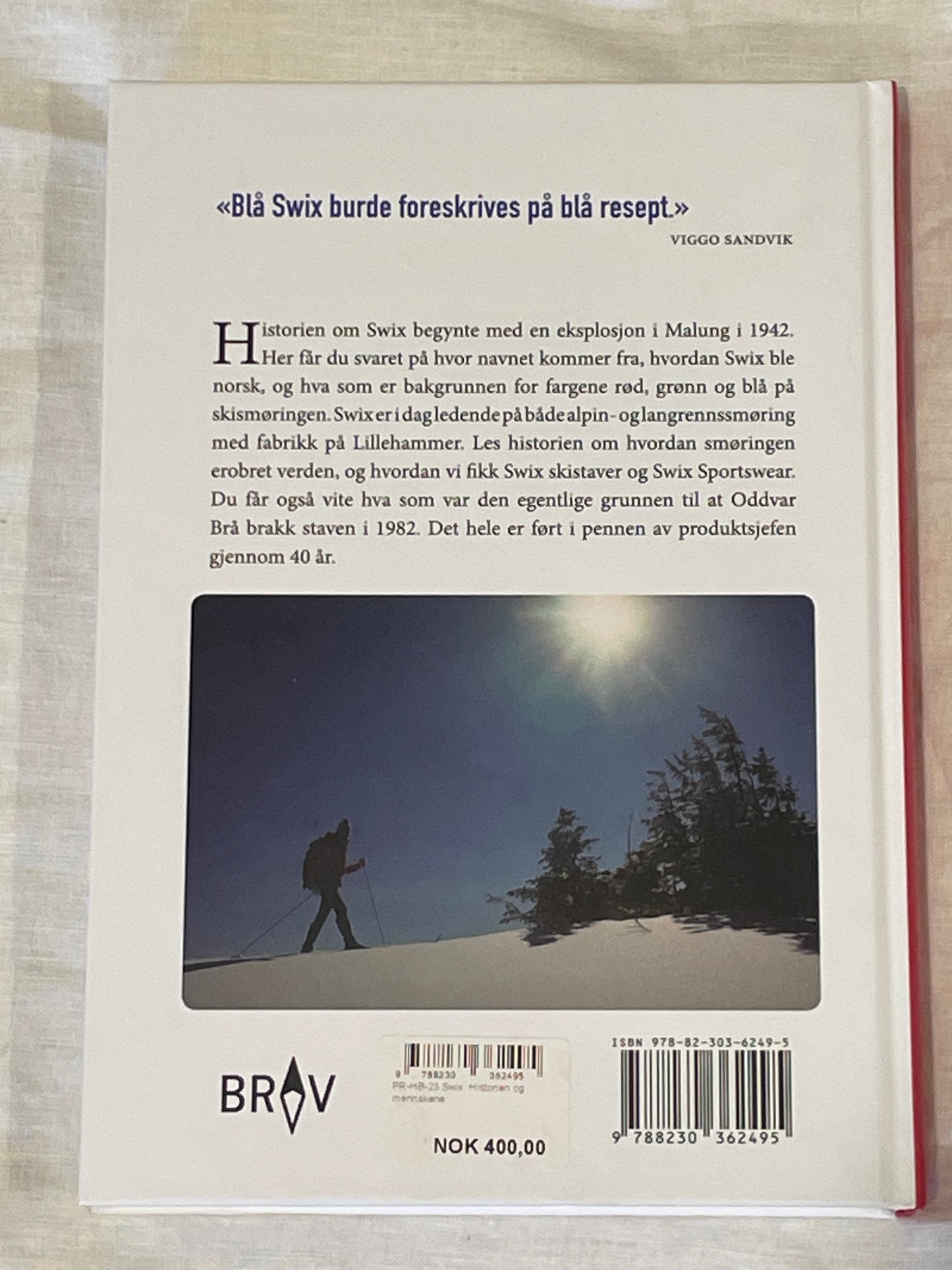 Swix Ski Wax - The Official History!! "Historien og Menneskene" by Harald Bjerke - In Norsk!!!