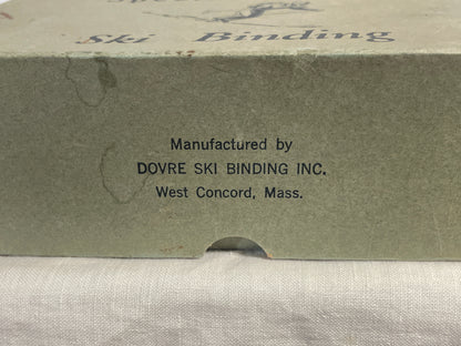 Dovre 1940s/50s "Special Model" Kids' Downhill Ski Binding - Carroll Reed-Branded - UNUSED!!!