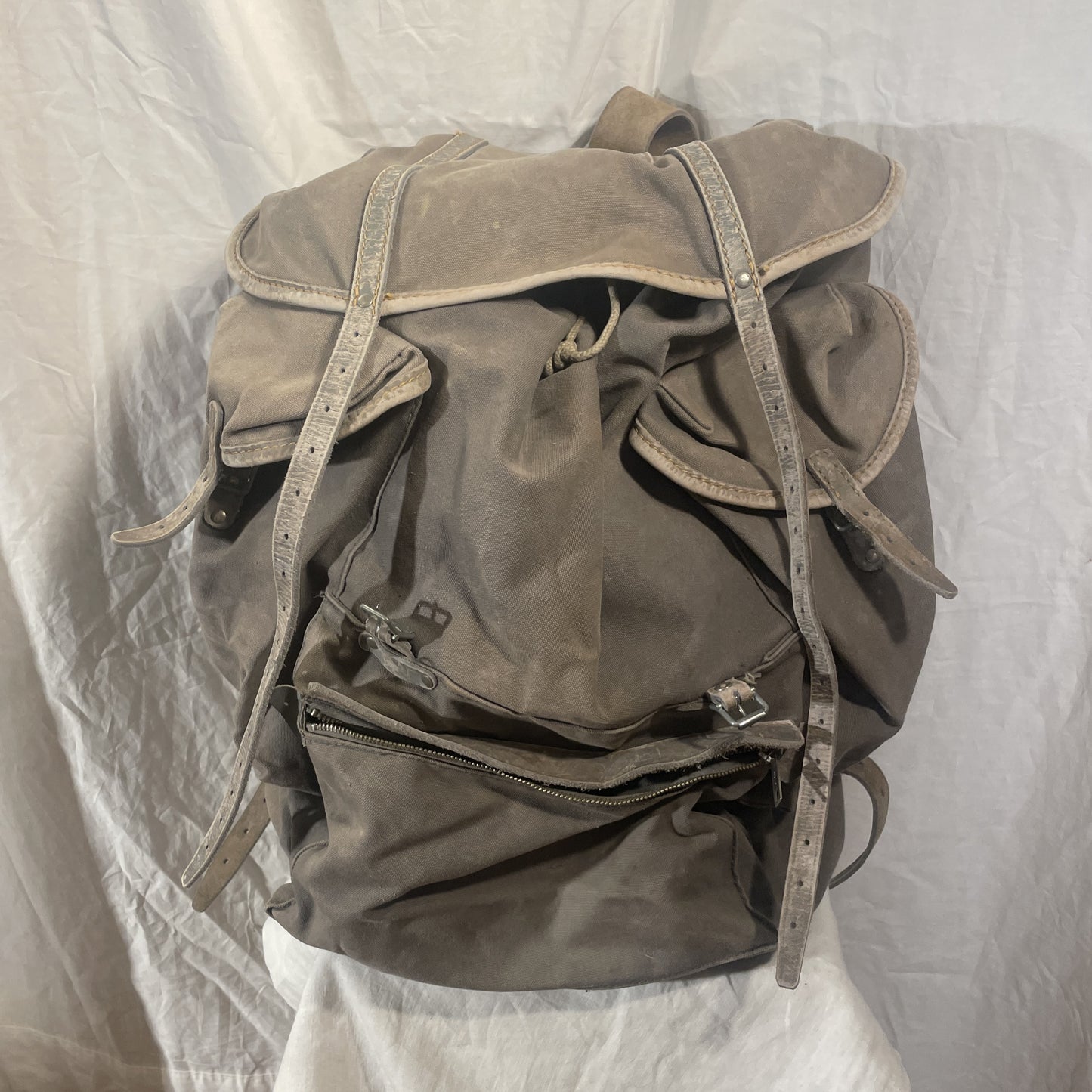 Vintage 1960s Rondane - Brede Vollestad of Oslo Leather/Canvas Frame Rucksack - GREAT condition!