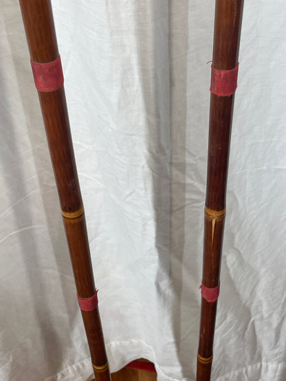 140cm "Korpela" Bamboo Cross-Country Ski Poles - FINLAND SUOMI FINLAND - 1960s