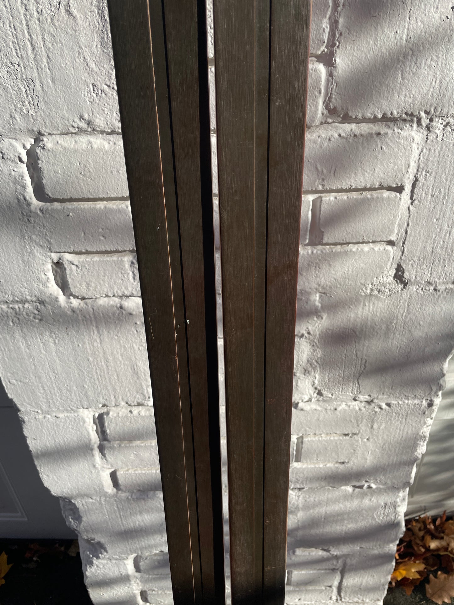 180cm Esko Järvinen Wood Cross-Country Skis - "Phenowood" Low-Maintenance Base - UNUSED - 1970s