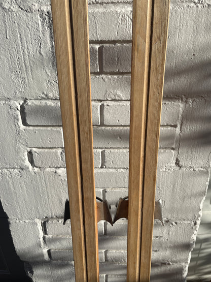 215cm Esko Järvinen Wood Cross-Country Racing Skis - Early 70s - Birch/Hickory