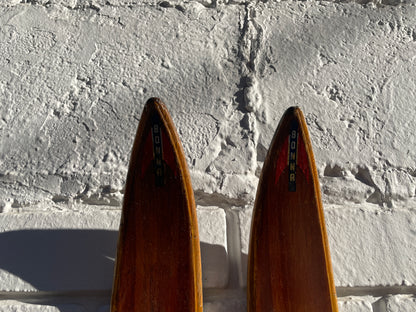 205cm Bonna of Norway "Alukant" Early 1960s Off-Track Cross-Country Skis - Skiing History!!!