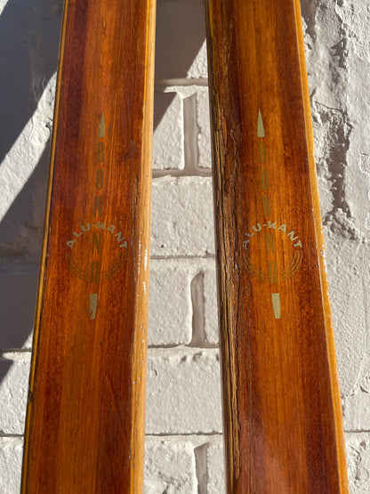 205cm Bonna of Norway "Alukant" Early 1960s Off-Track Cross-Country Skis - Skiing History!!!