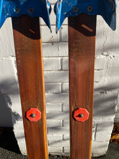 205cm Bonna of Norway "Alukant" Early 1960s Off-Track Cross-Country Skis - Skiing History!!!