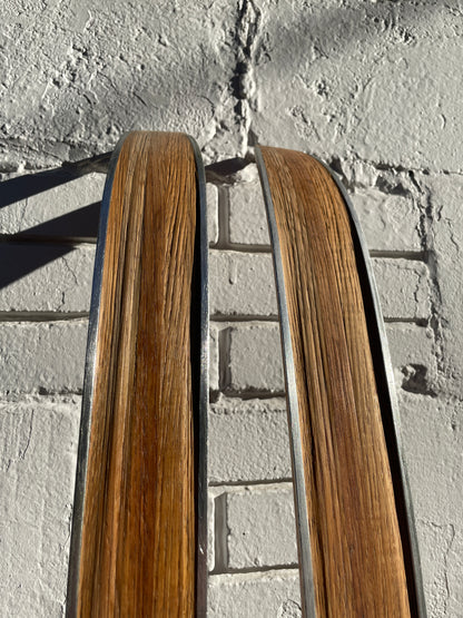 205cm Bonna of Norway "Alukant" Early 1960s Off-Track Cross-Country Skis - Skiing History!!!