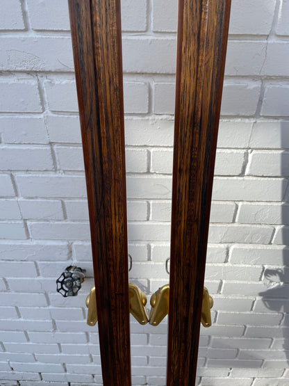 200cm Bonna 1800 Wood Cross-Country Skis - Early 1970s - from NORWAY!
