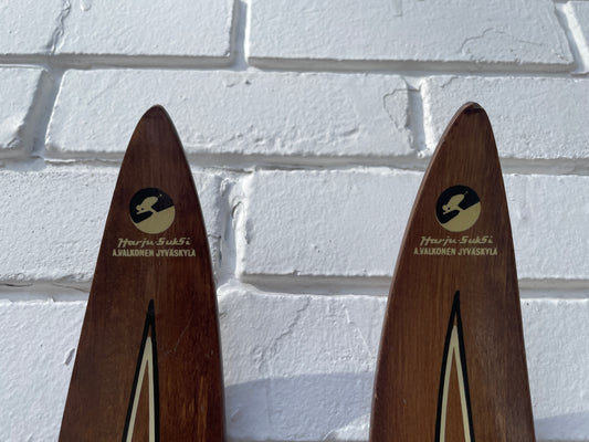 200cm Harju "Retki" Wood Cross-Country Skis - from FINLAND!!! - 1970s
