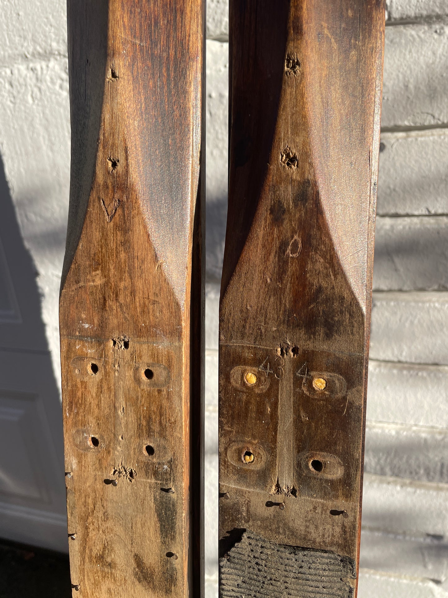 180cm 1940s Karhu of Finland Solid Wood Lightweight Cross-Country Skis
