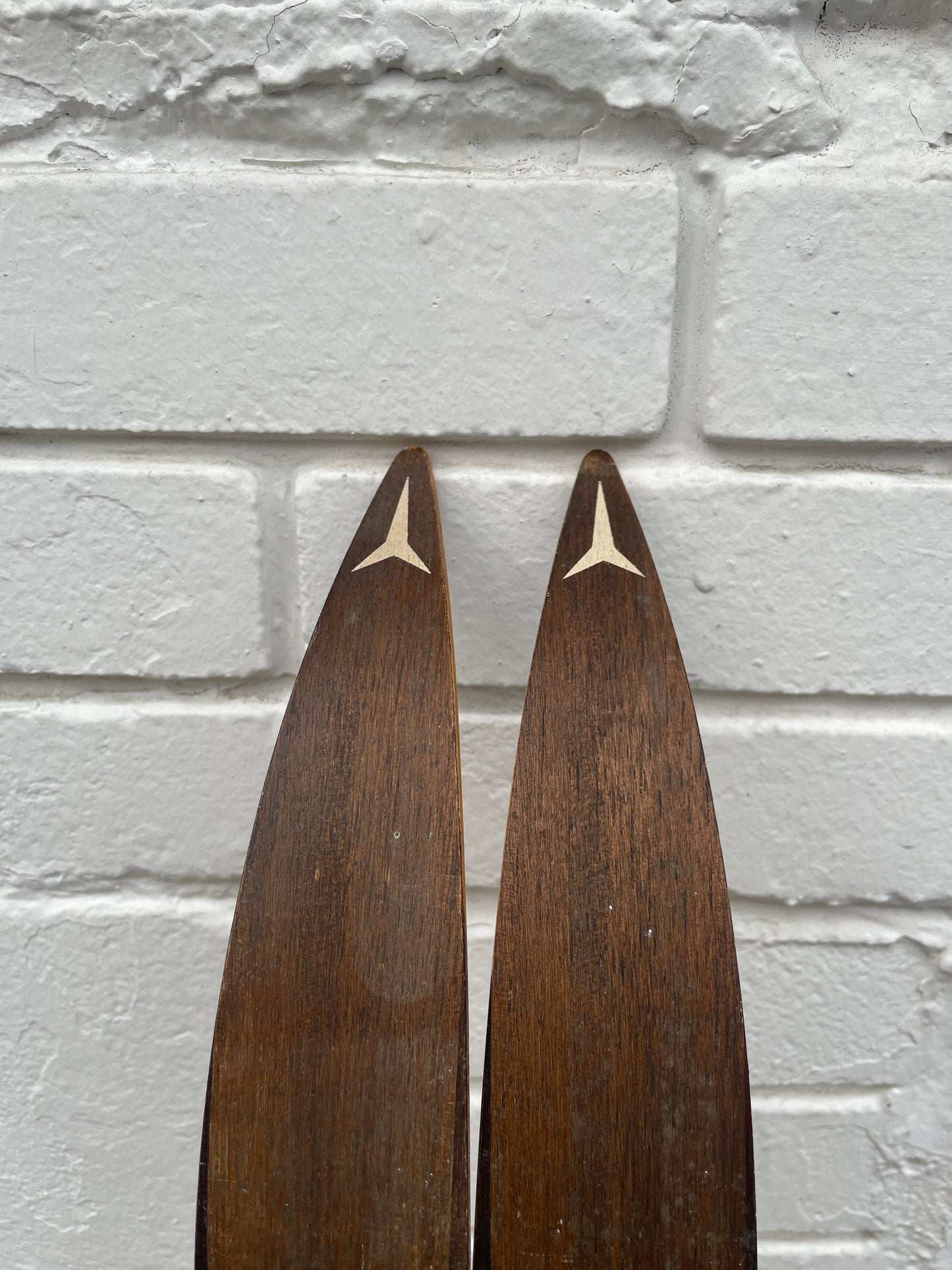 195cm Blå-Skia Wood Nordic Racing Skis - Early 1970s - Completely Unused - RARE BALSA CORE!!!