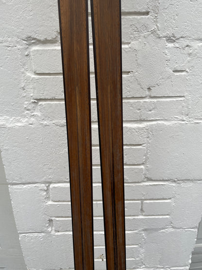 195cm Blå-Skia Wood Nordic Racing Skis - Early 1970s - Completely Unused - RARE BALSA CORE!!!