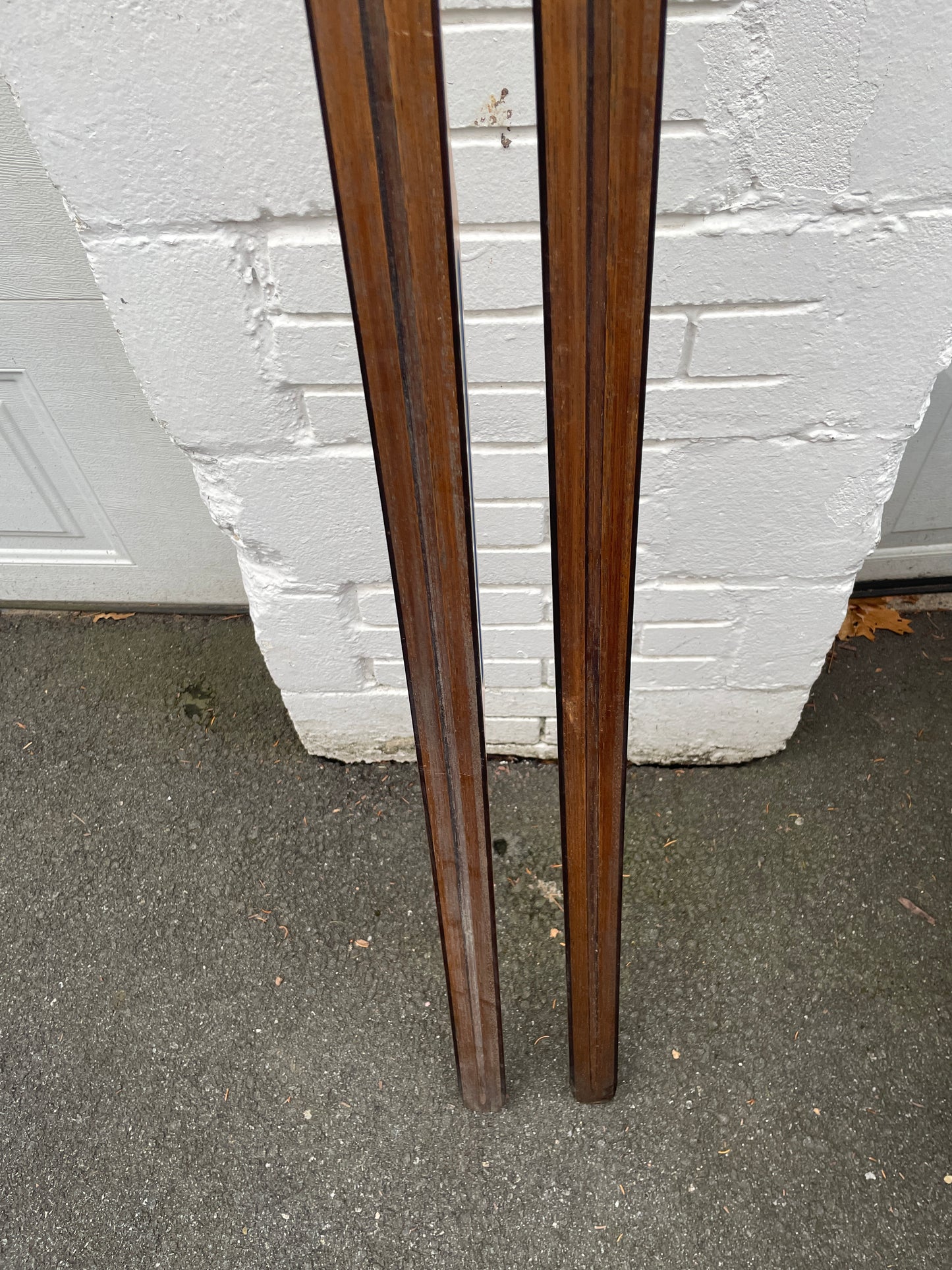 195cm Blå-Skia Wood Nordic Racing Skis - Early 1970s - Completely Unused - RARE BALSA CORE!!!
