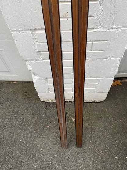 195cm Blå-Skia Wood Nordic Racing Skis - Early 1970s - Completely Unused - RARE BALSA CORE!!!