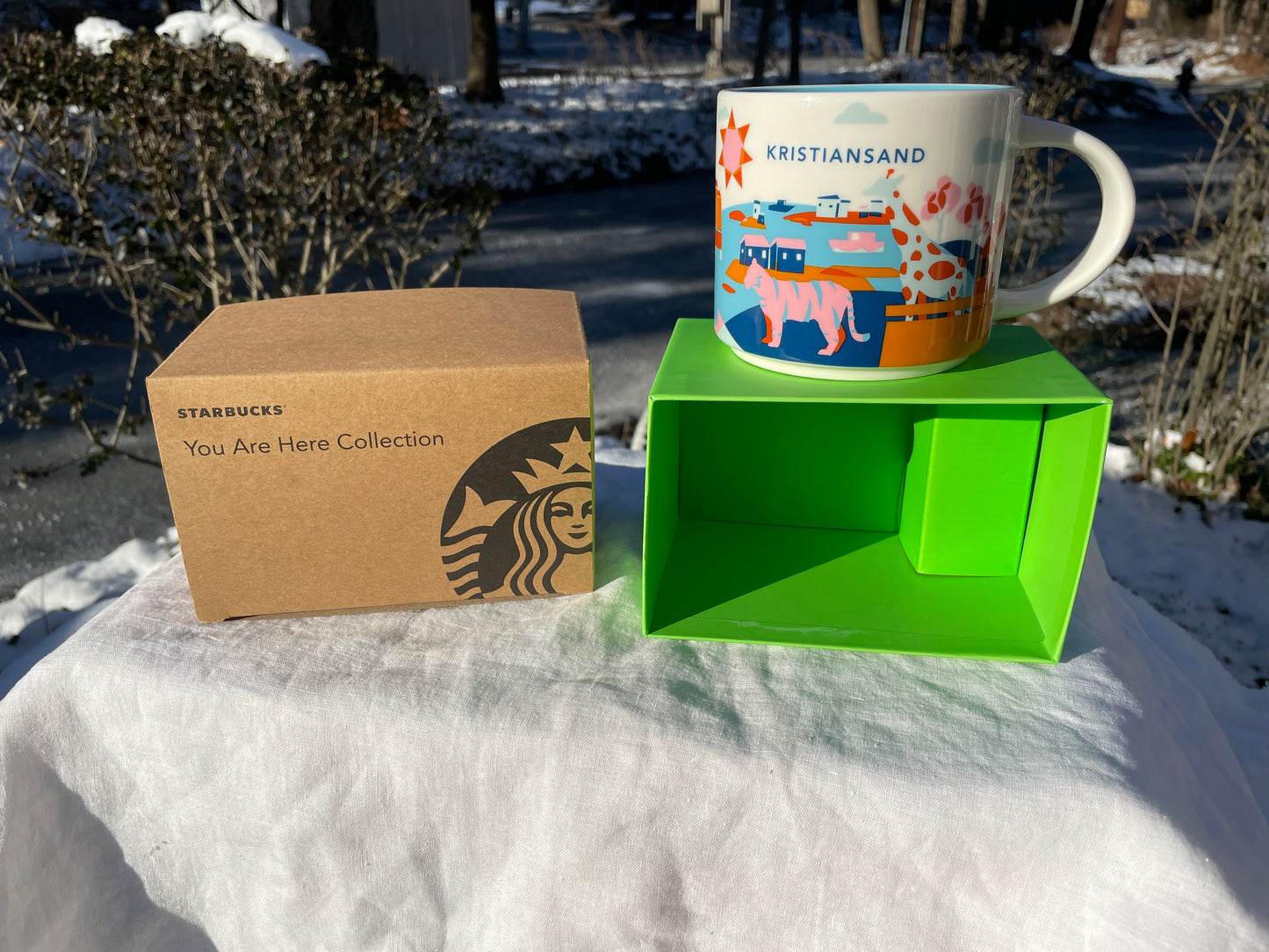 Starbucks "You Are Here" Coffee Mug - KRISTIANSAND, NORWAY!!!