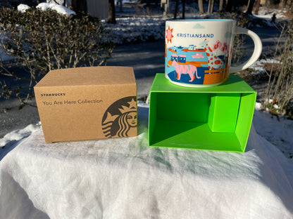 Starbucks "You Are Here" Coffee Mug - KRISTIANSAND, NORWAY!!!