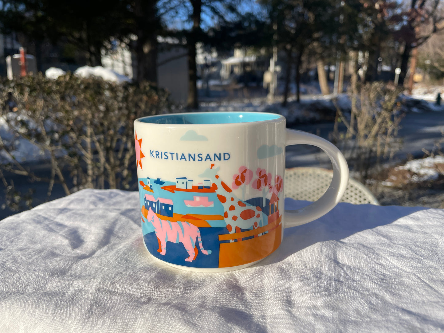 Starbucks "You Are Here" Coffee Mug - KRISTIANSAND, NORWAY!!!