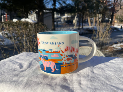 Starbucks "You Are Here" Coffee Mug - KRISTIANSAND, NORWAY!!!