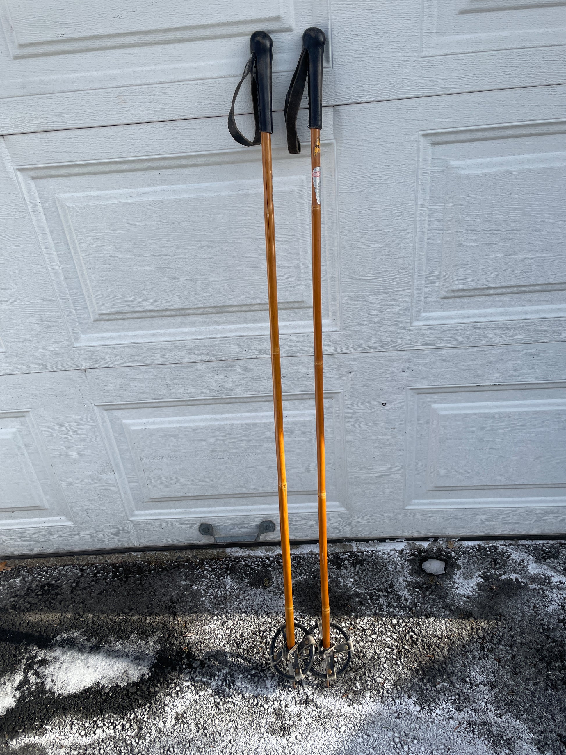 classic cross country poles 115cm Sparta Bamboo Cross-Country Ski Poles