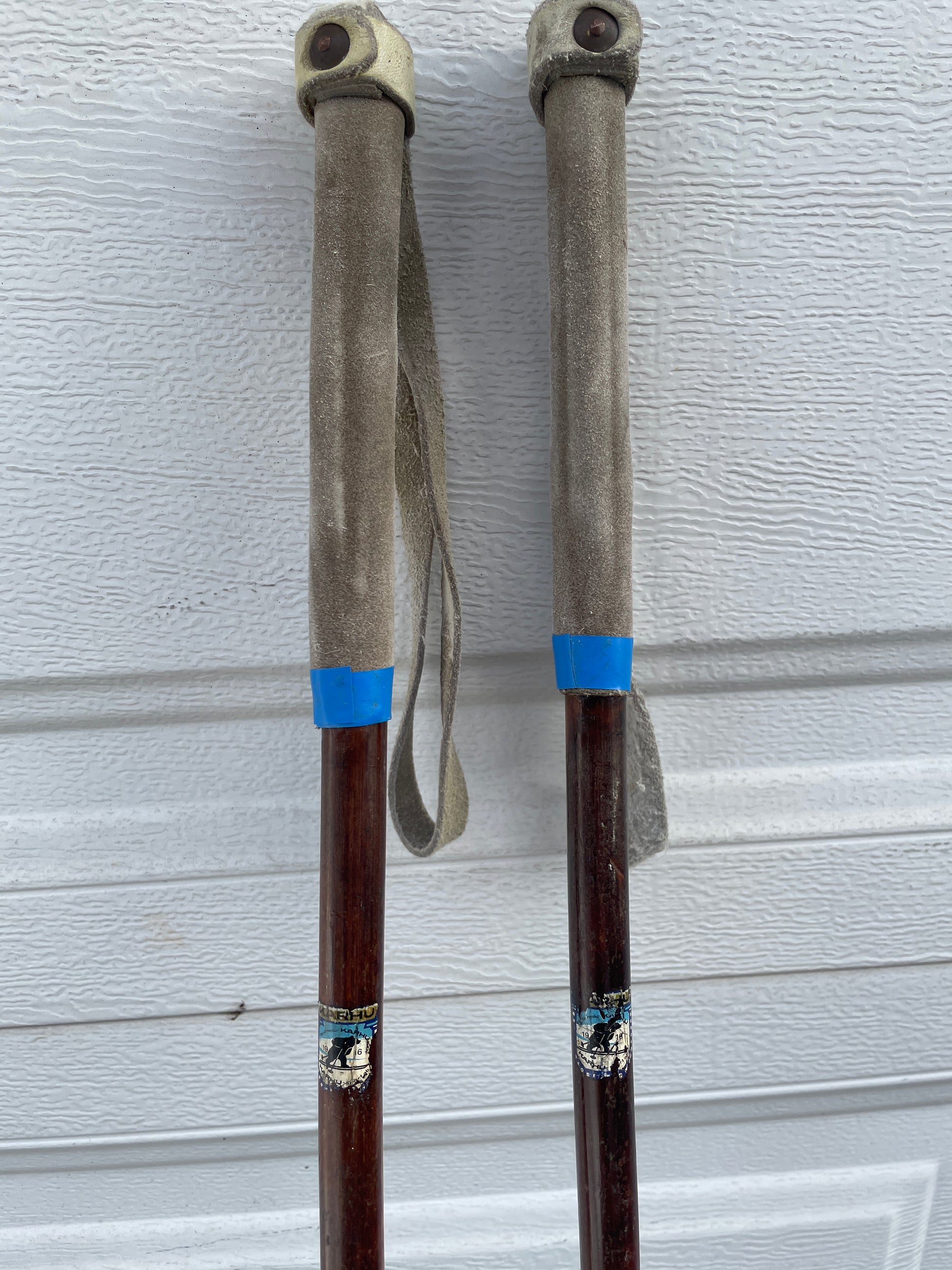 130cm Karhu Bamboo Cross-Country Ski Poles from FINLAND 130cm Karhu Bamboo Cross-Country Ski Poles from FINLAND