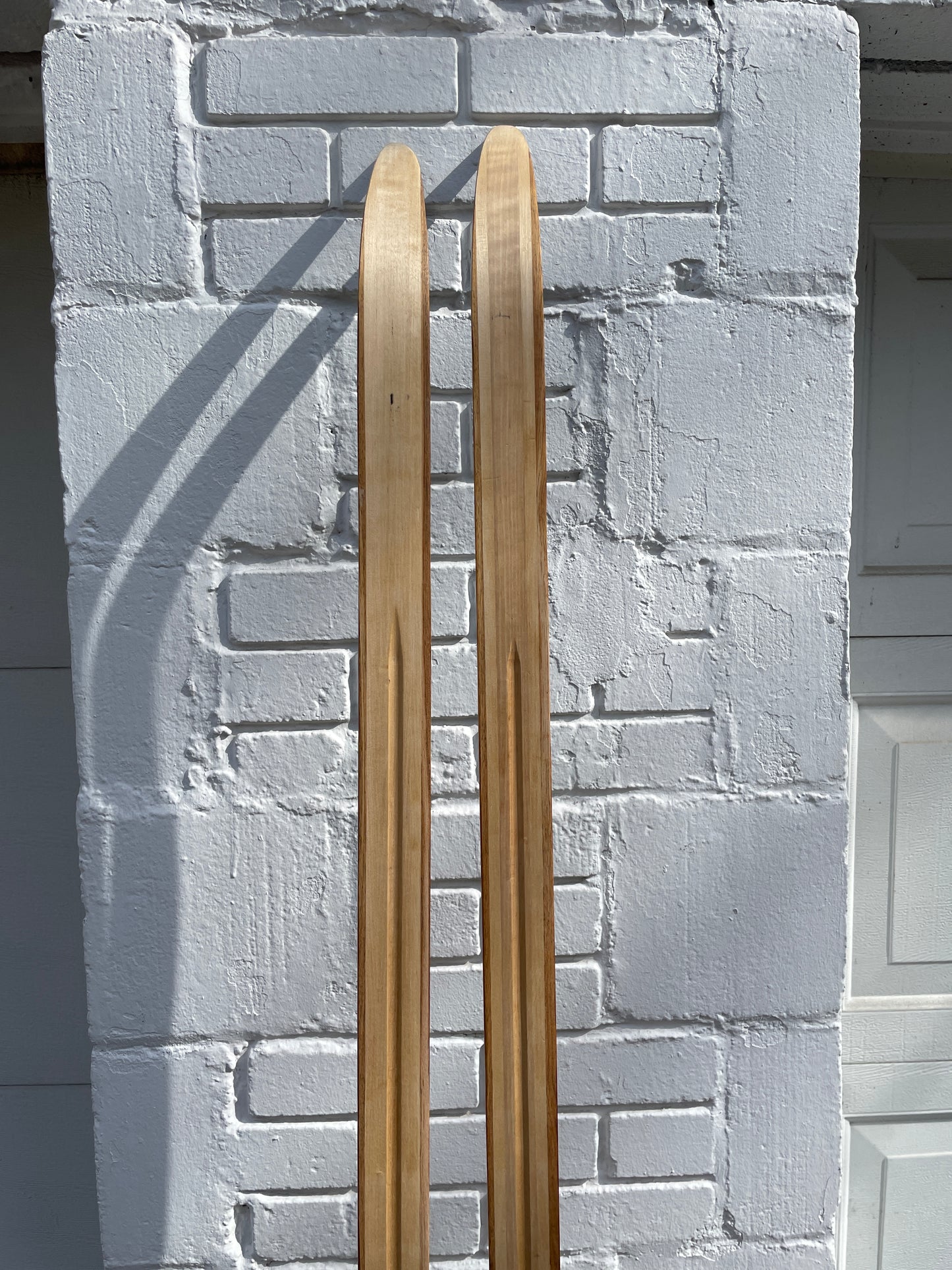 190cm Visu "Extra" 1970s Wood Cross-Country Racing Skis - from USSR!!!  BRAND NEW
