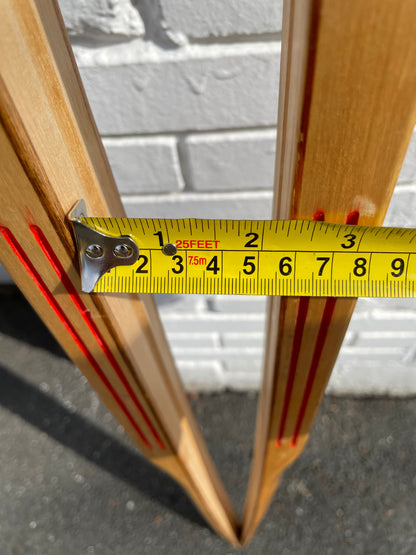 190cm Visu "Extra" 1970s Wood Cross-Country Racing Skis - from USSR!!!  BRAND NEW