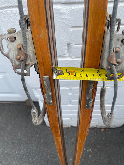 210cm Marius & Stein Eriksen Streamlines "Jet" Metal-Edge Alpine Skis - 1950s - Beautiful Original Condition!!!!