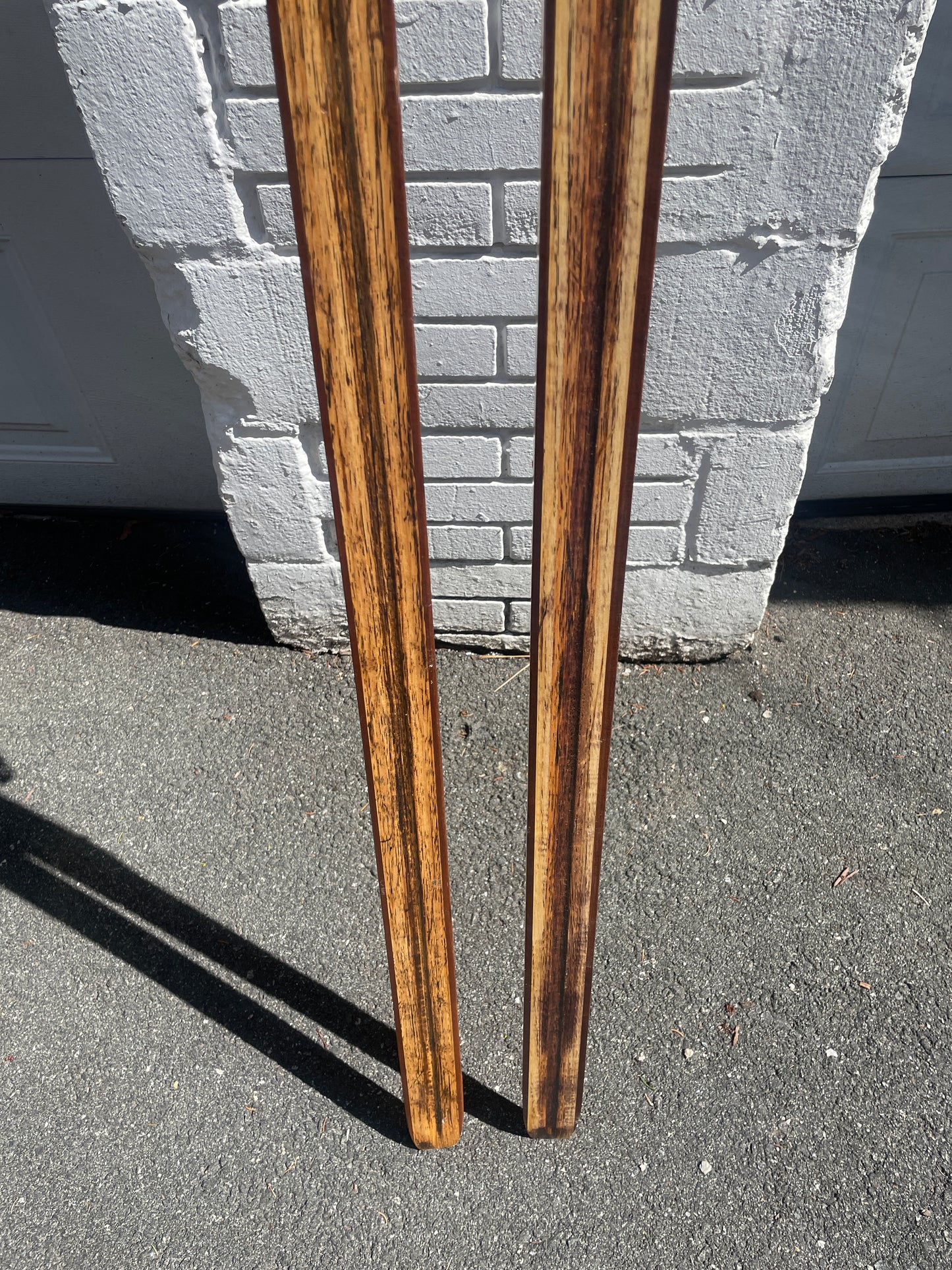 BARGAIN BIN!!! - 215cm Madshus Langrenn early 1970s Wood Cross-Country Skis