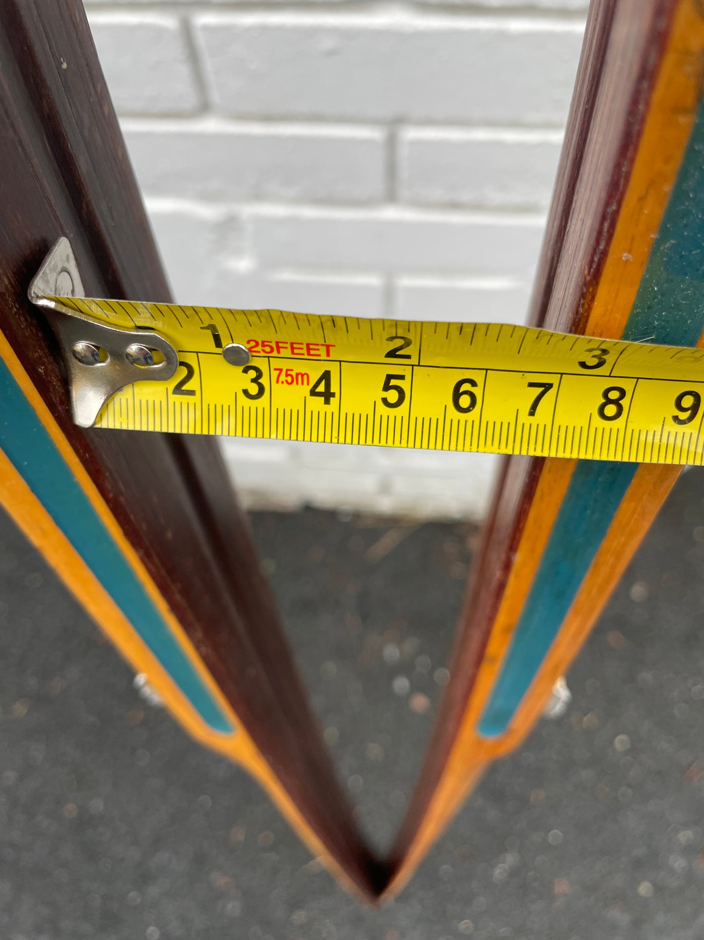 BARGAIN BIN!!! - 200cm Blå-Skia Wood Nordic Racing Skis - "Perma-Gli" Base - Almost Matching!!!