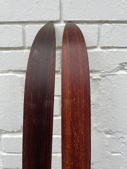 BARGAIN BIN!!! - 200cm Blå-Skia Wood Nordic Racing Skis - "Perma-Gli" Base - Almost Matching!!!