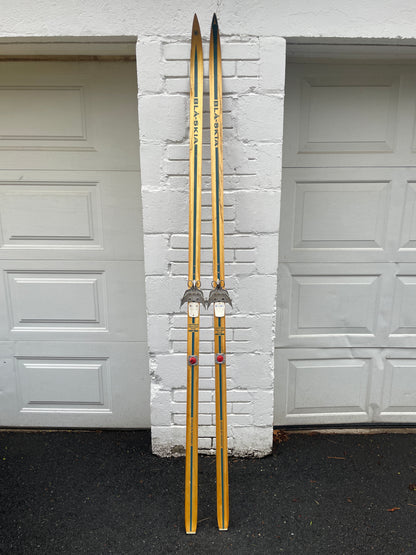 BARGAIN BIN!!! - 210cm Blå-Skia Wood Nordic Racing Skis - Low-Maintenance Base - You CAN Afford the Best!!! (not matching but who cares)