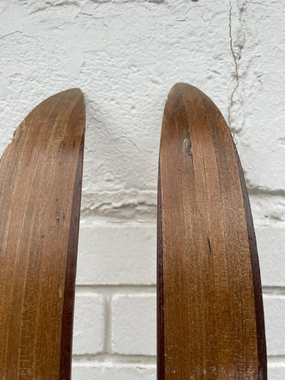 BARGAIN BIN!!! - 215cm Blå-Skia Wood Nordic Racing Skis - Treplast Såle - Racing Pedigree!!!