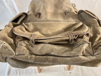 Vintage 1930s Bergans of Norway Leather/Canvas Frame Rucksack - FANTASTIC condition!