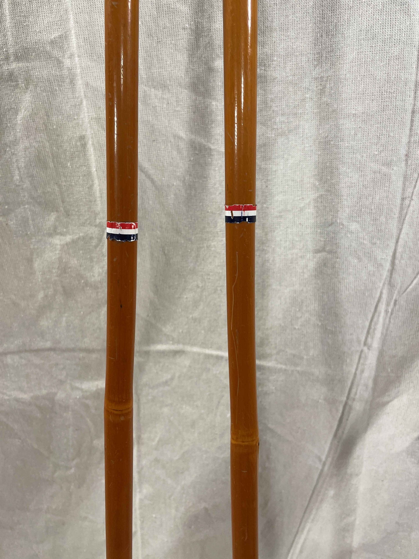 135cm Liljedahl Bamboo Cross-Country Ski Poles - Late 1960s - VM Staven - Cool Highlights!