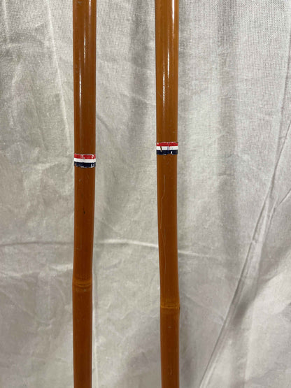135cm Liljedahl Bamboo Cross-Country Ski Poles - Late 1960s - VM Staven - Cool Highlights!