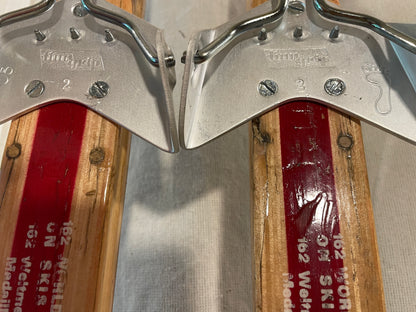 210cm Esko Järvinen Wood Cross-Country Racing Skis - 1974 - Highly Desirable Birch Base
