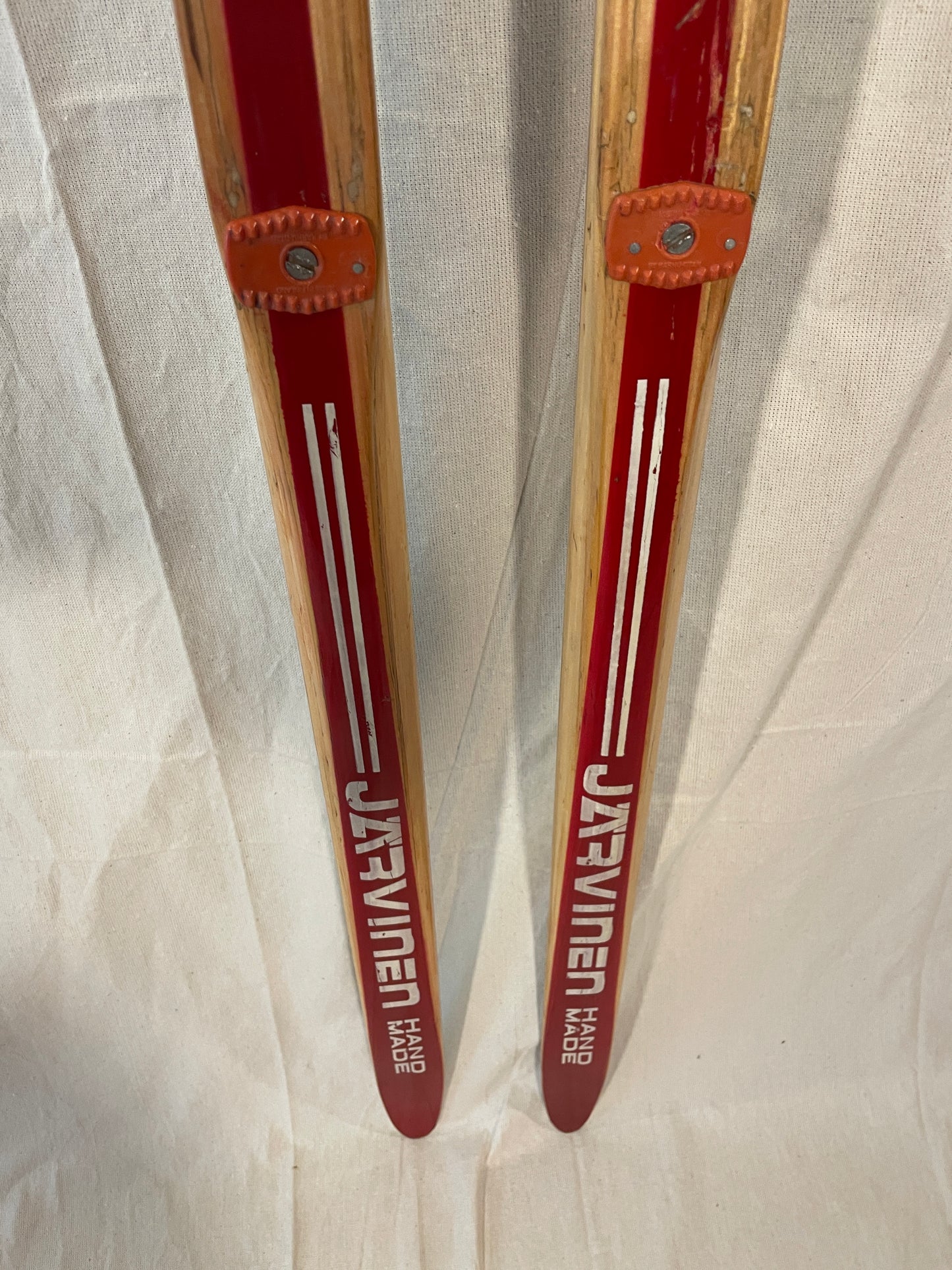 210cm Esko Järvinen Wood Cross-Country Racing Skis - 1974 - Highly Desirable Birch Base